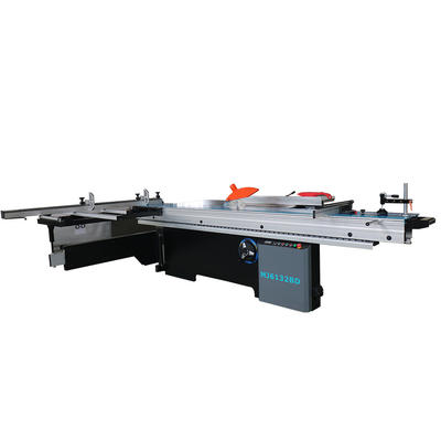 टिकाऊ वुडवर्किंग स्लाइडिंग टेबल सॉ 300 मिमी ब्लेड व्यास 220V 380V वोल्टेज और मजबूत पैकेज आकार 1000 * 600 * 800 मिमी के साथ