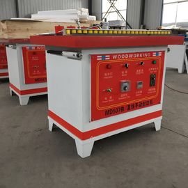 Furniture Manual Edge Banding Machine High Speed With Cast Iron Worktable